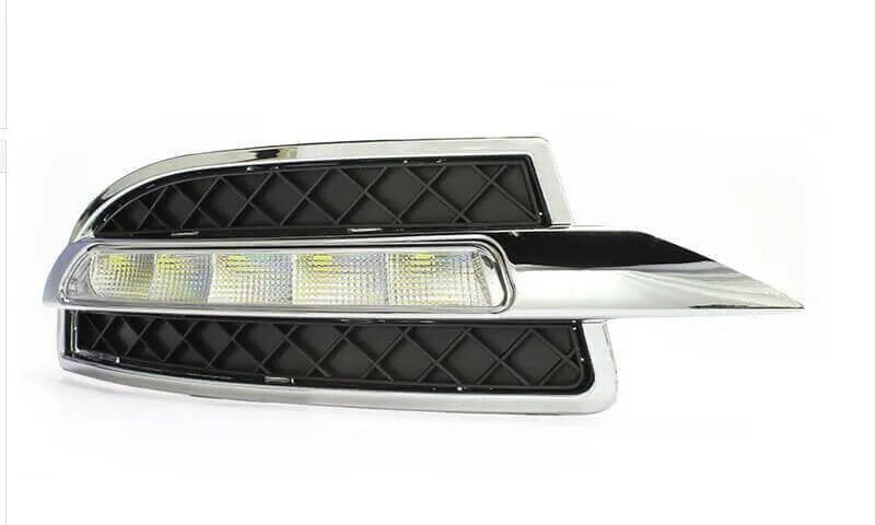 Led ДХО Skoda Octavia a5. Противотуманные фары 5 Шкода а5.