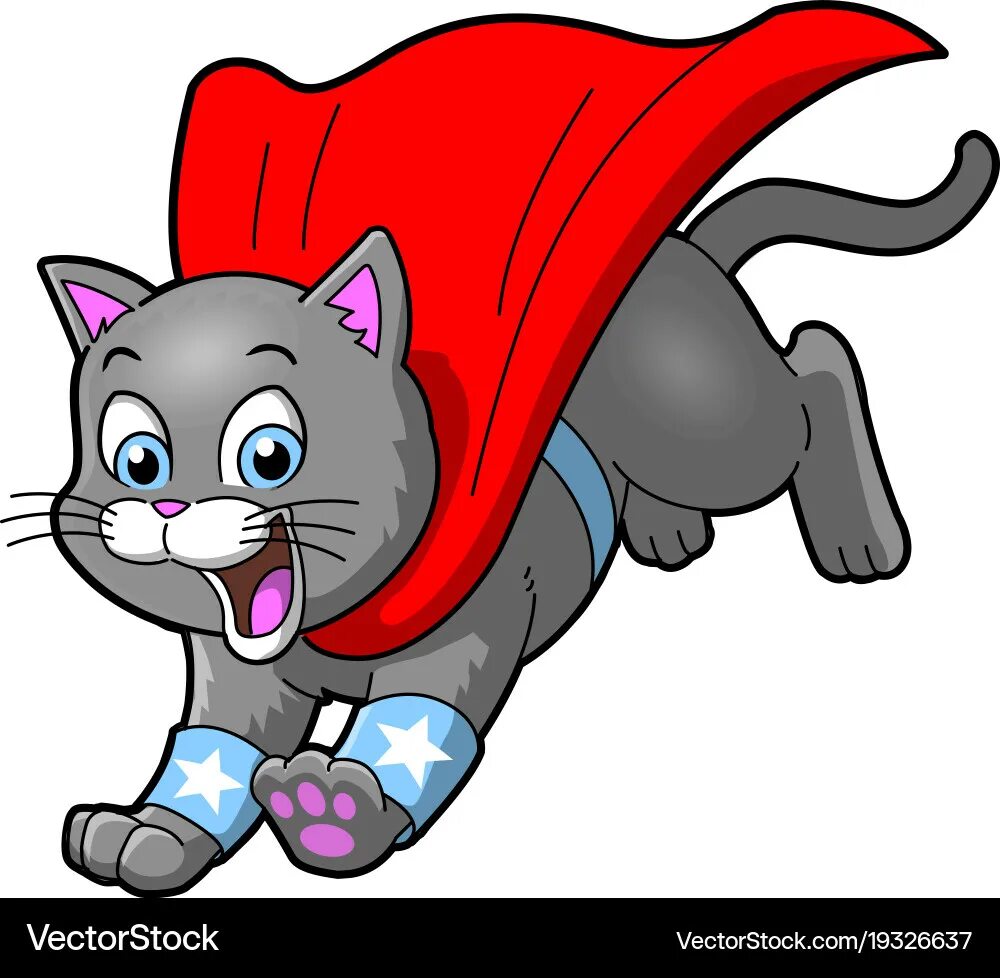 Котенка супергероя