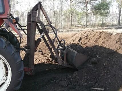 Погрузчик на заднюю навеску трактора