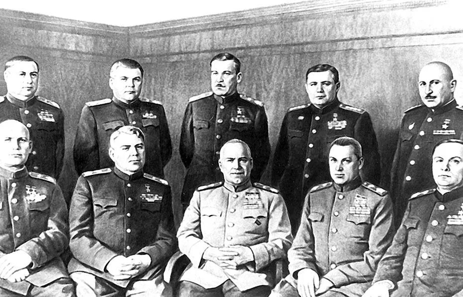 Командующий 1 белорусским фронтом в 1945