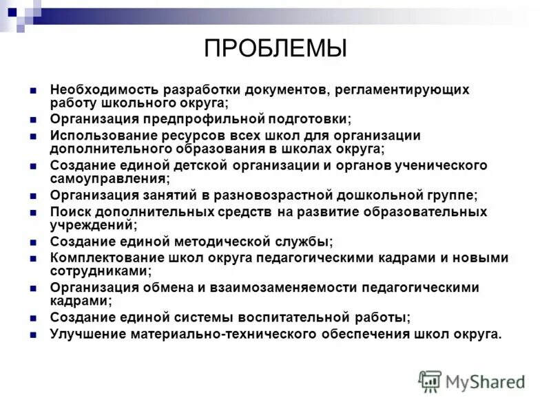 Результаты управления школой