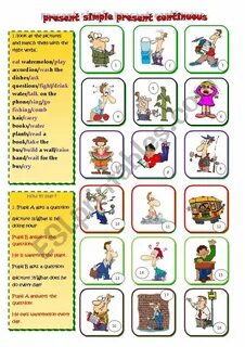 Present continuous speaking