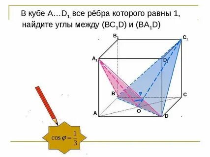 В кубе все ребра равны 4