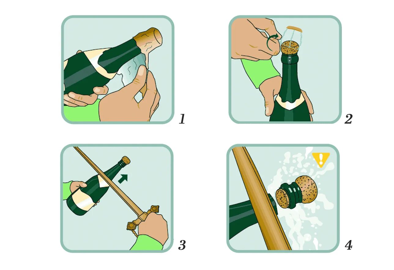 Как правильно открыть шампанское. Сабраж по гусарски. Метод открывания шампанского саблей. Открывание бутылки саблей. Как открыть шампанское.