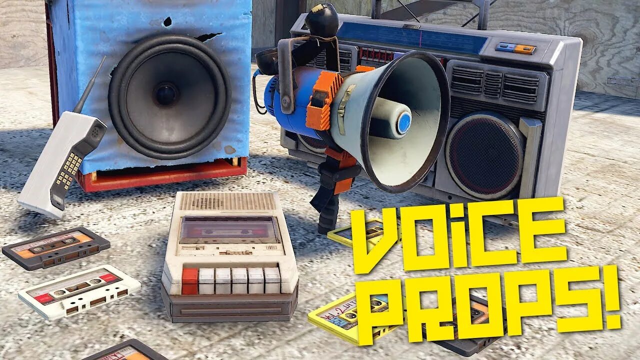 Rust voice props. Радиоприемник раст. кассеты раст. rust магнитофон. dlc rust.