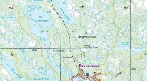 Суоярвская петрозаводск карта