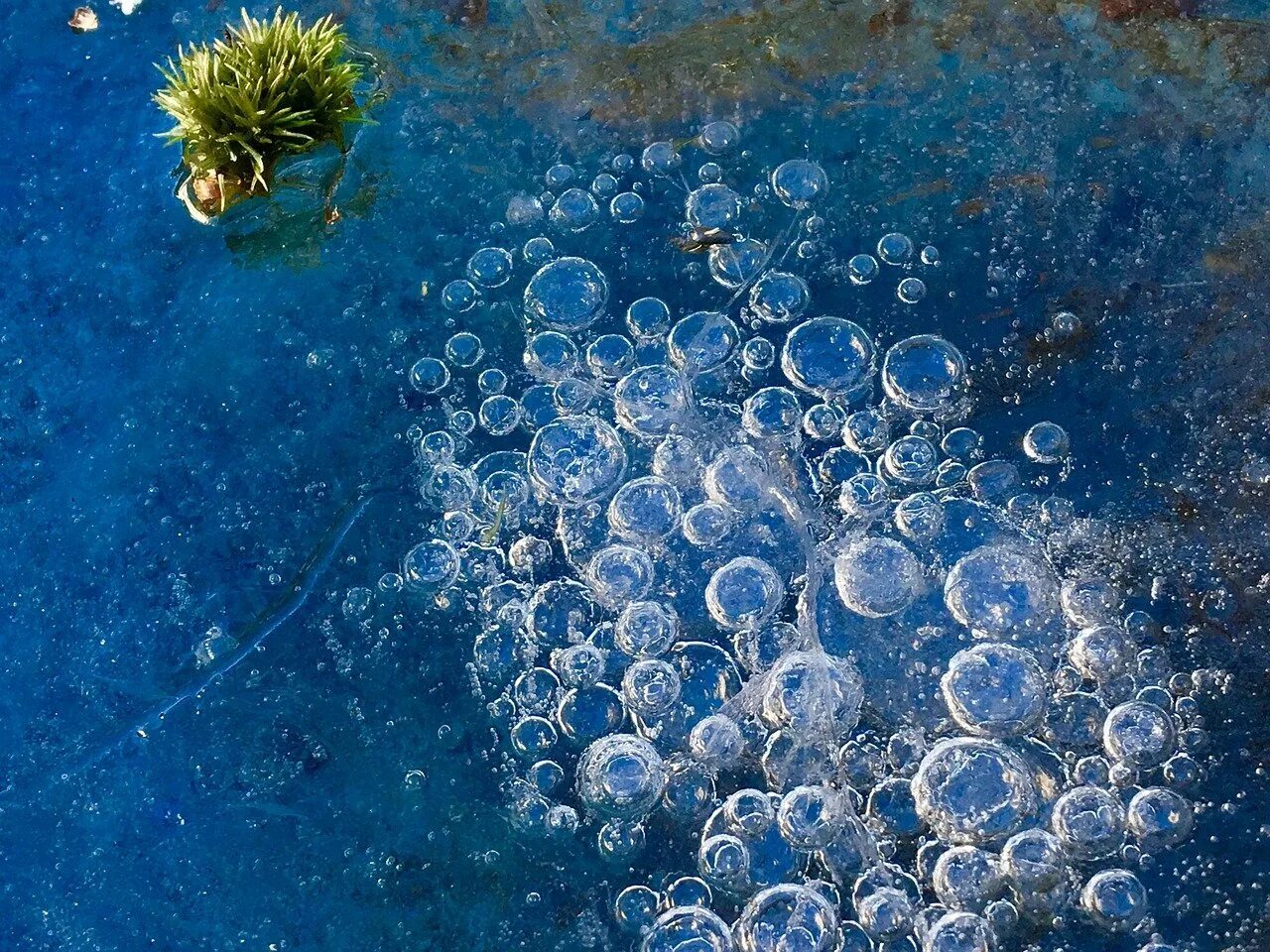 Оттуда в пляшущем свете факела поднимались пузырьки. Мыльные пузыри. Пузыри в воде. Мыльные пузыри на воде. Ледяные мыльные пузыри.
