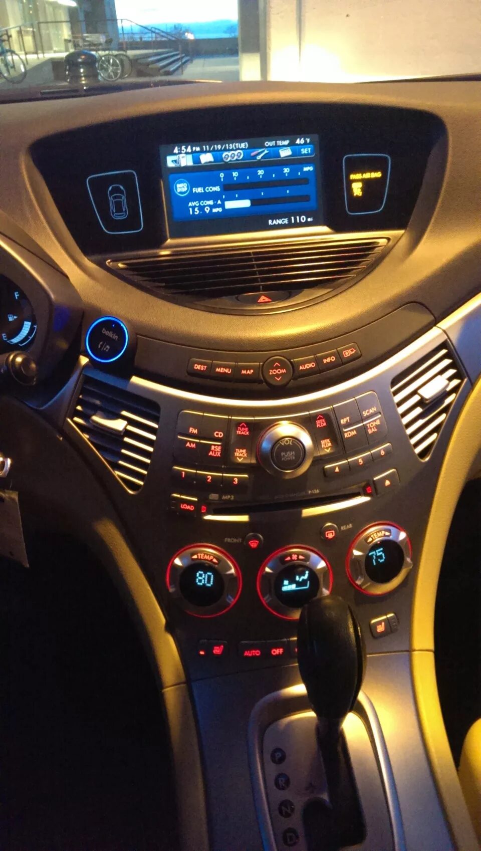 Субару трибека где находится вход аукса #AV-вход Трибека приставка фиаско Subaru Tribeca B9, 3 л, 2005 года наблюдение