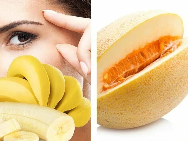 Маска для лица из банана для сухой. Банановая маска для глаз. Банановая маска для кожи вокруг глаз. Маска из банана для лица для сухой кожи.