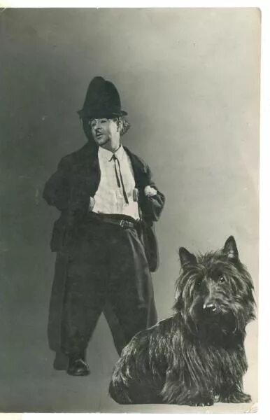 Собака карандаша клякса порода. Какая собака была у карандаша. Собака клоуна карандаша клякса. Шотландский терьер. Порода скотч терьер.