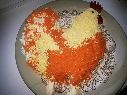 Салаты петушки