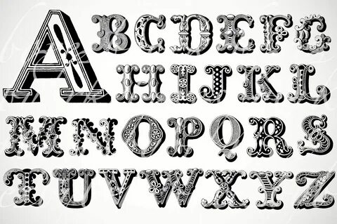 Буквы 19 века