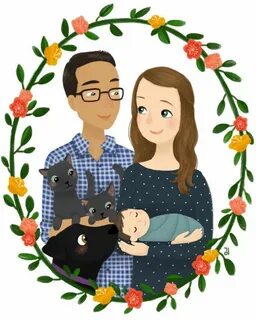 Семейная иллюстрация