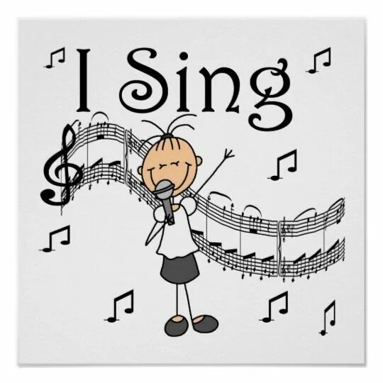 She can t sing. Картинка для детей i can Sing. Sing рисунок. To Sing карточка. Sing рисунок для детей.