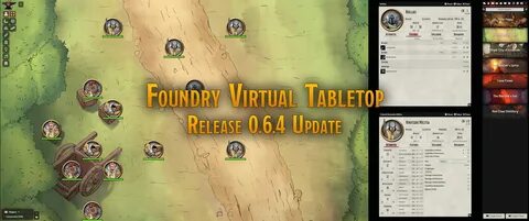 Release 0.6.4 Foundry Virtual Tabletop.