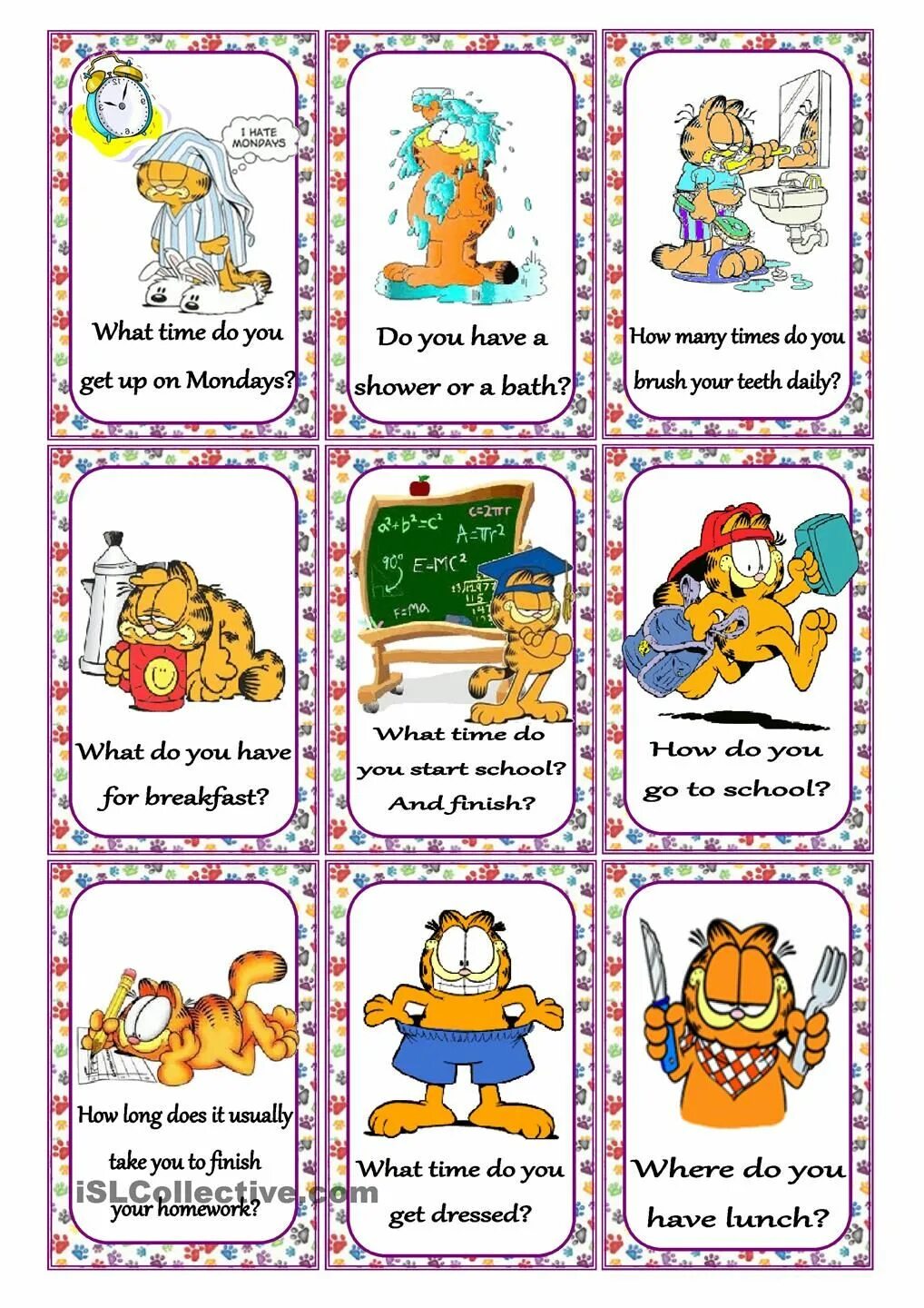 Daily routine questions. Questions for daily routine. daily routine speaking cards. speaking cards routine. daily routine speaking cards for kids.