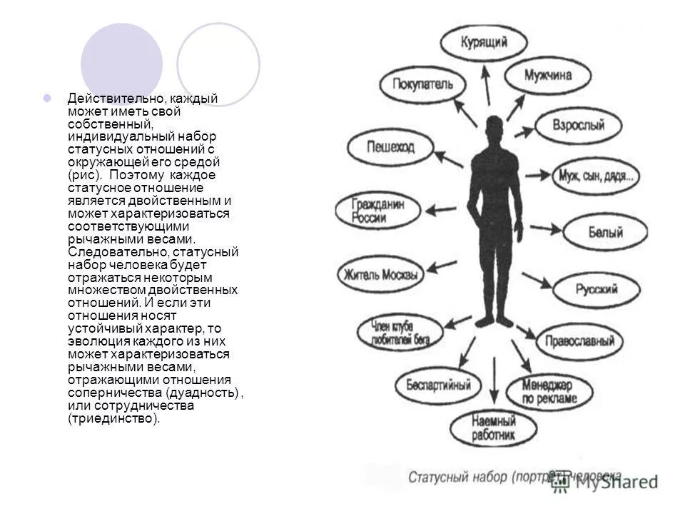 основной статусный набор. статусно ролевой портрет. статусный набор. статусный набор человека. социально статусный портрет личности.