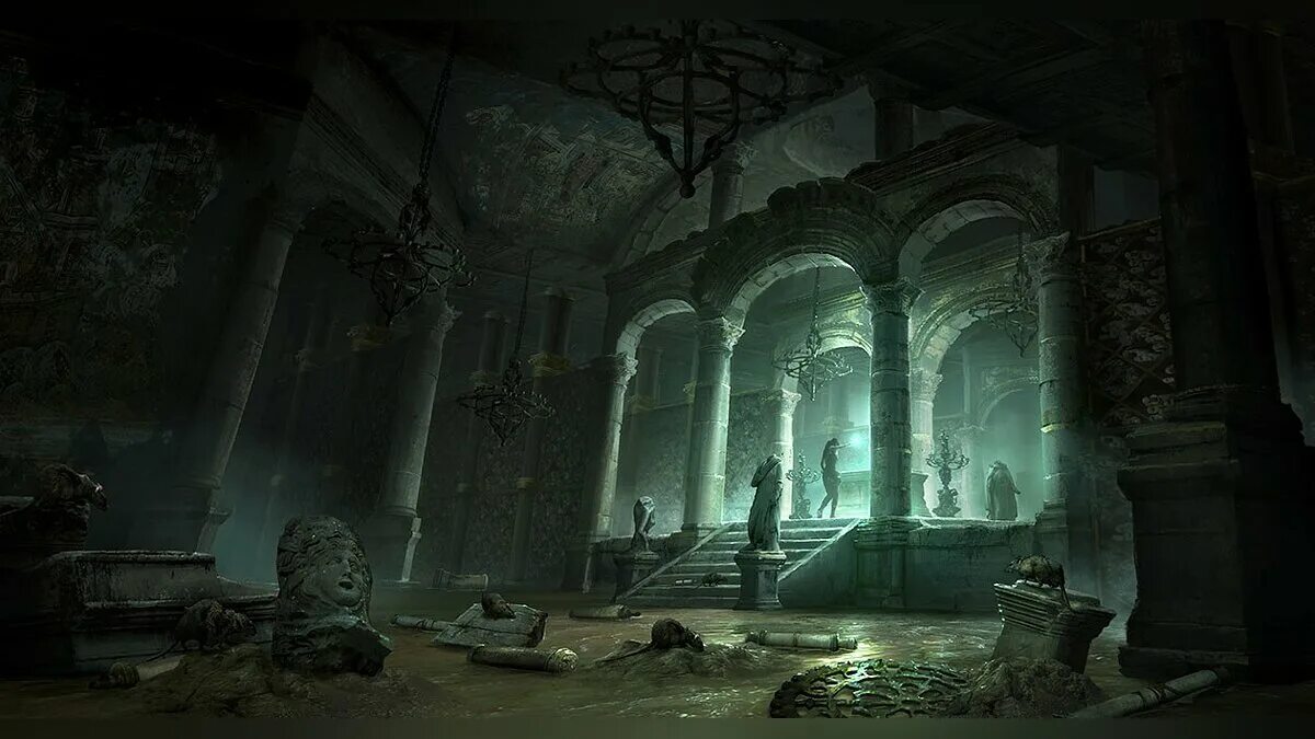 Hall of ancient