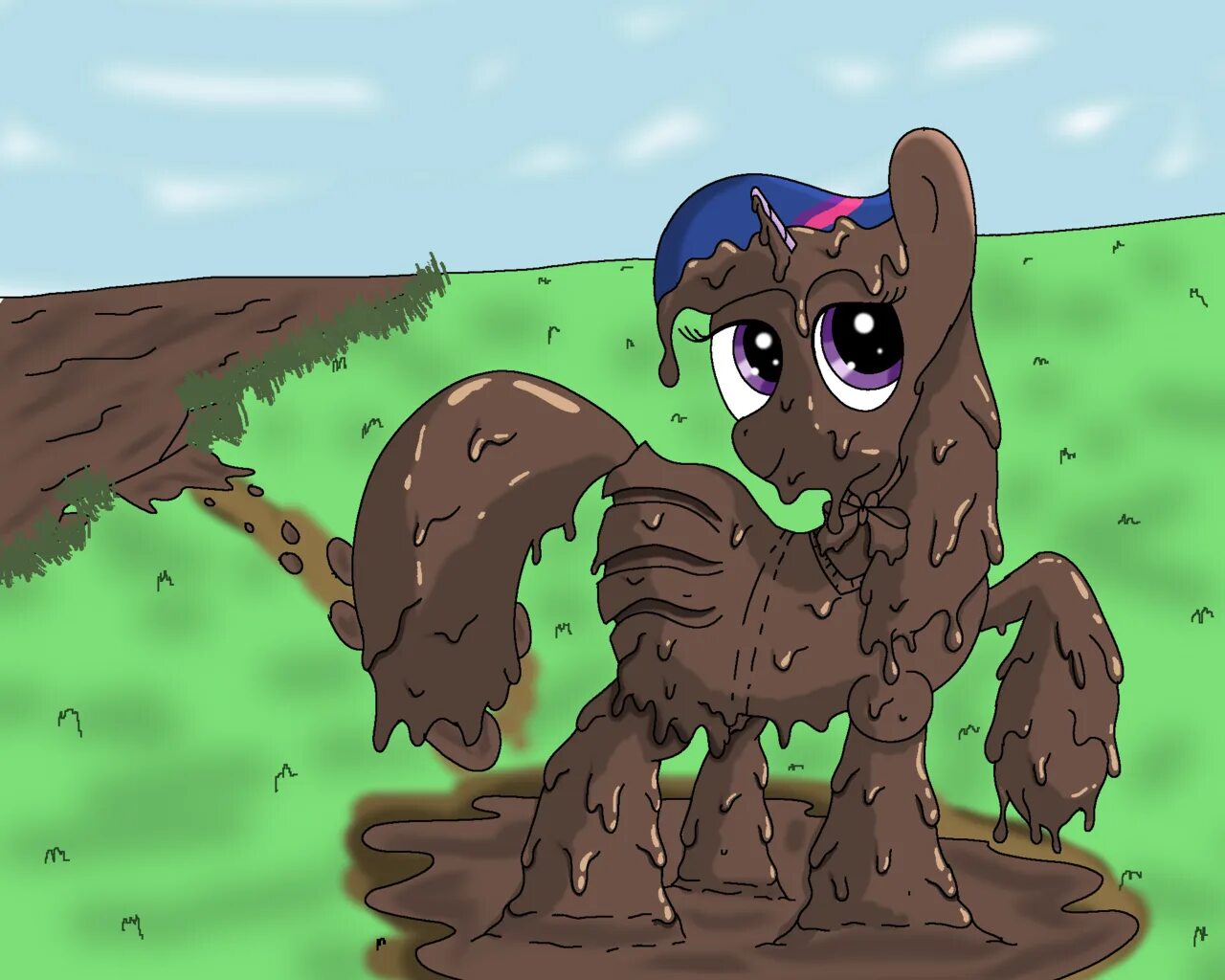 Quicksand my little pony. Pony mud. грязный пони. пони в грязи. mud pai пони.