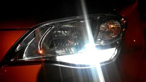 Замена лампы ближнего актион