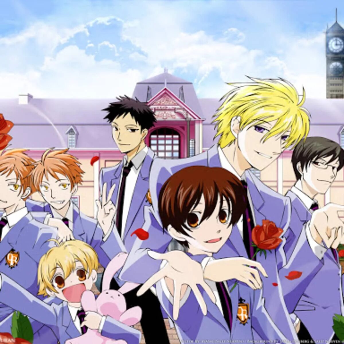 Клуб старшей школы Оран. Ouran High School host Club. Старшая школа Оран. Ouran High School обои. Оранская школа манга