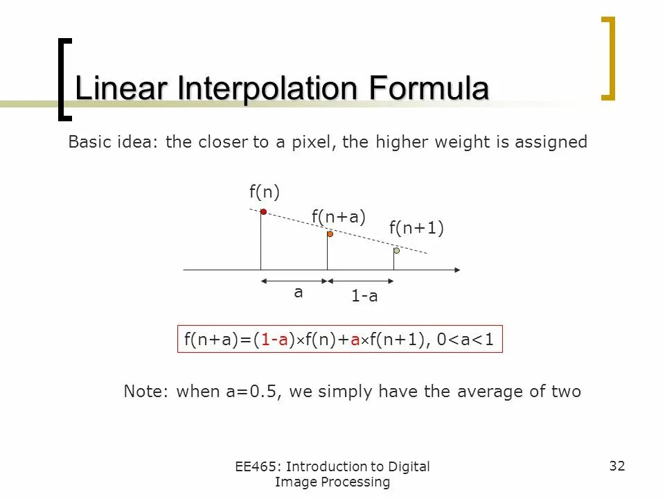 Linear interpolation. Interpolation formula. linear interpolation method. linear scaling формула.