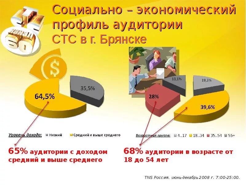 Социальная экономика профиль. СТС Брянск. Презентация СТС. Социально-экономический профиль. Аудитория СТС.