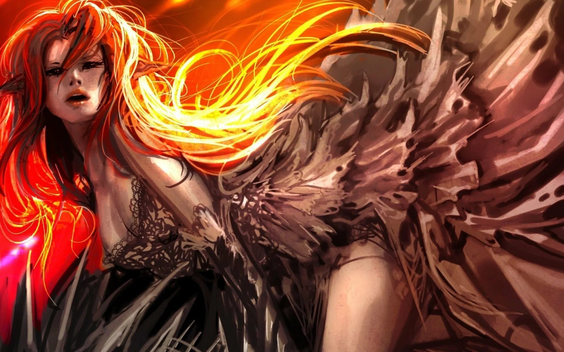 Phoenix girl. Женщина феникс. Девушка феникс. Огненная девушка. Phoenix girl.