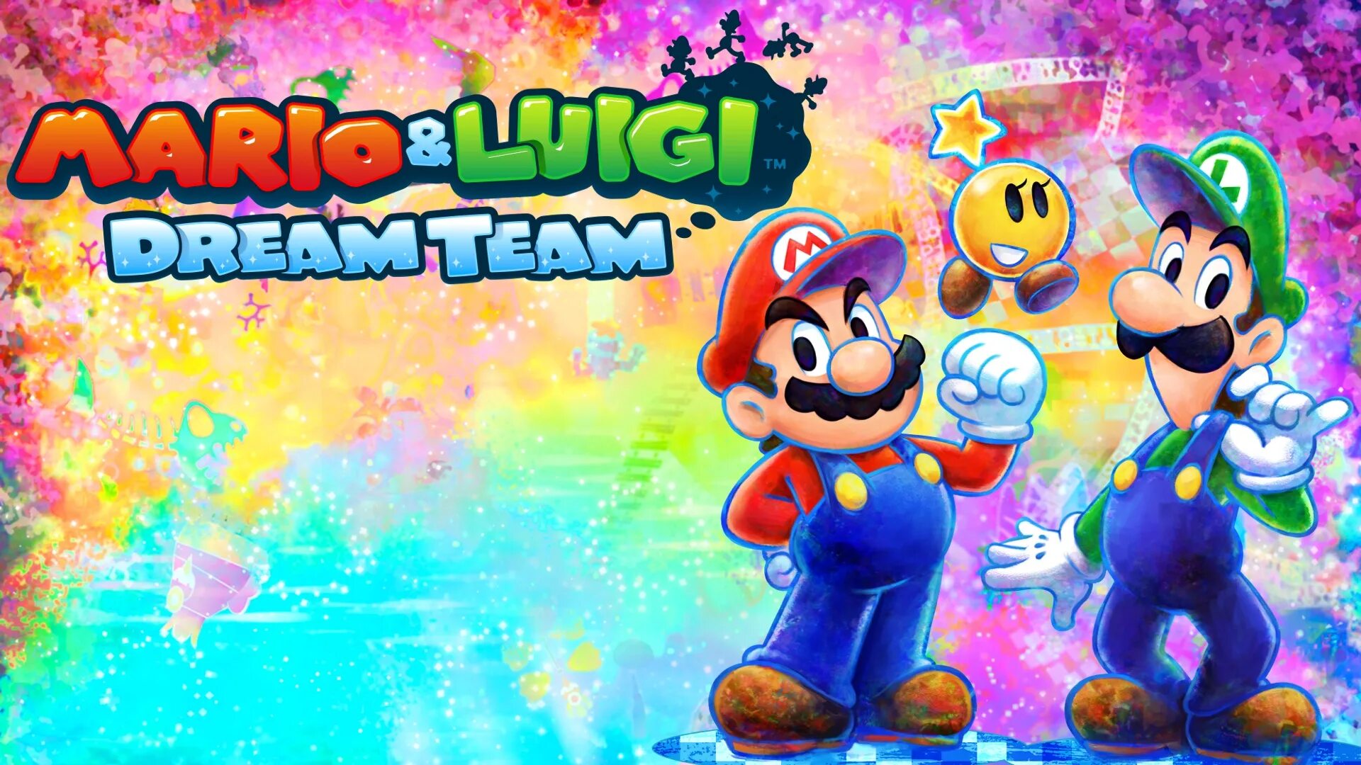 Mario & Luigi: Dream Team Bros.. Mario and Luigi Dream Team. Марио обои. Mario luigi dream