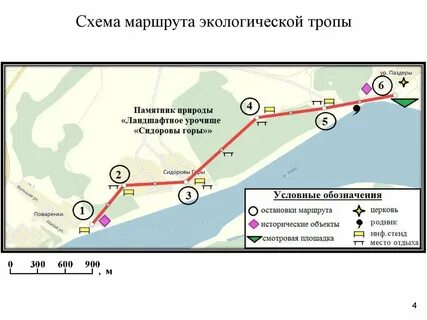 Составление маршрута на карте