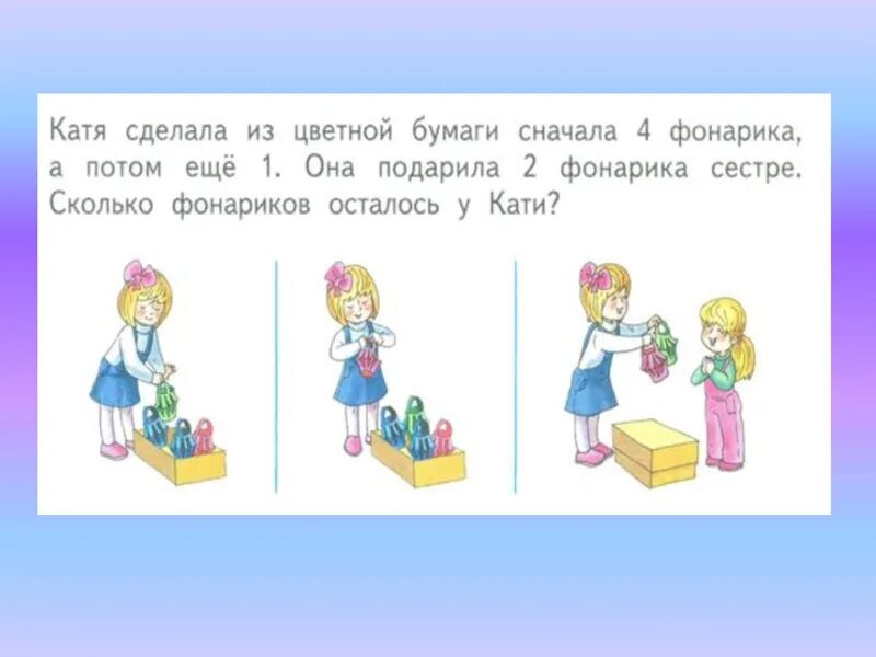 Сестры сколько идет. Сначала она из 4 класс. Первый класс задача Катя сделала. Задача 1. Катя сделала из цветной бумаги решение задача 2. Урженее 1клсс.