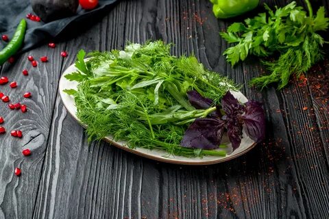 Закуска из зелени