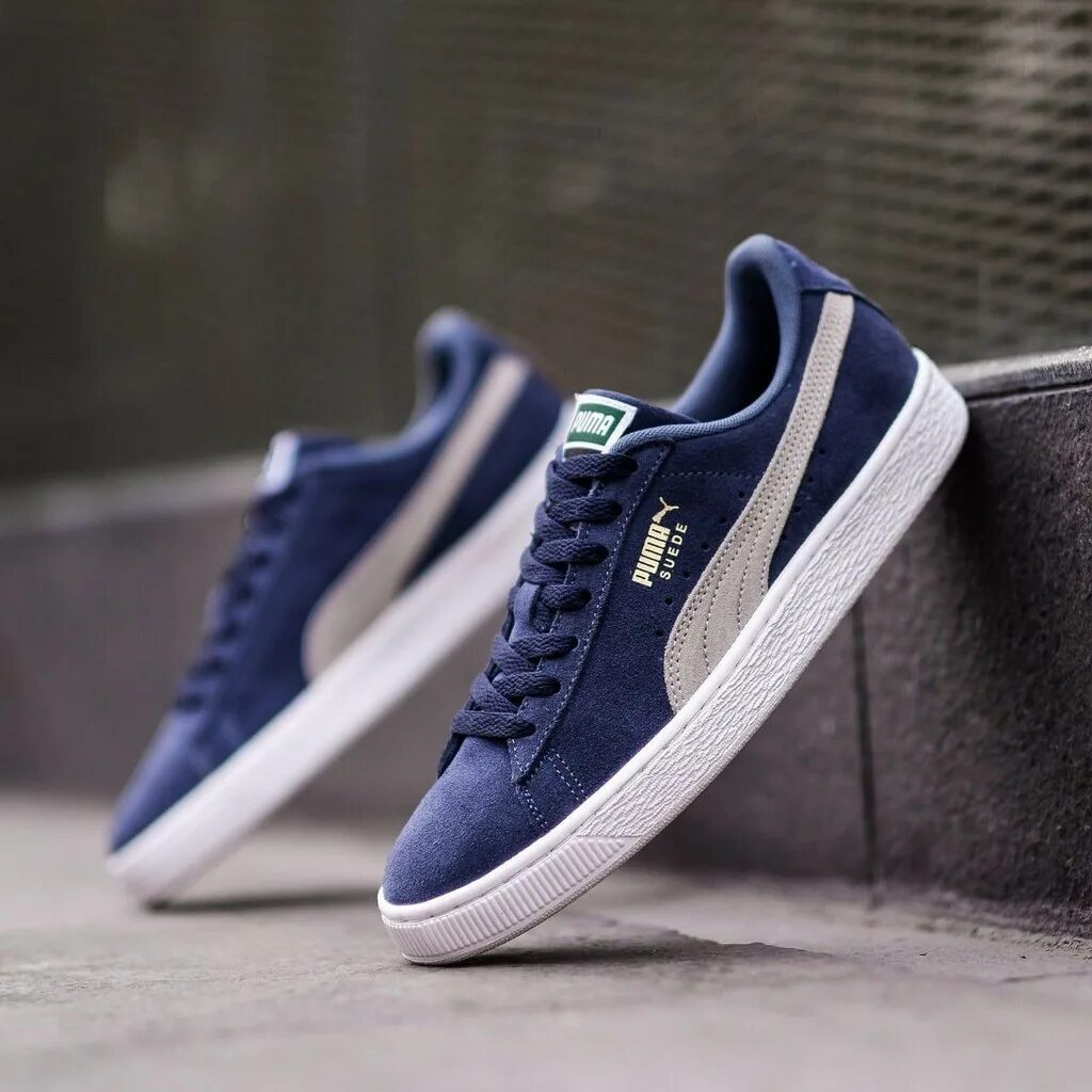 Кроссовки puma suede xl. Puma Suede Classic Navy Blue. Puma Suede Classic Navy. Puma Suede Classic XXI. Кеды Suede Classic XXI Puma.