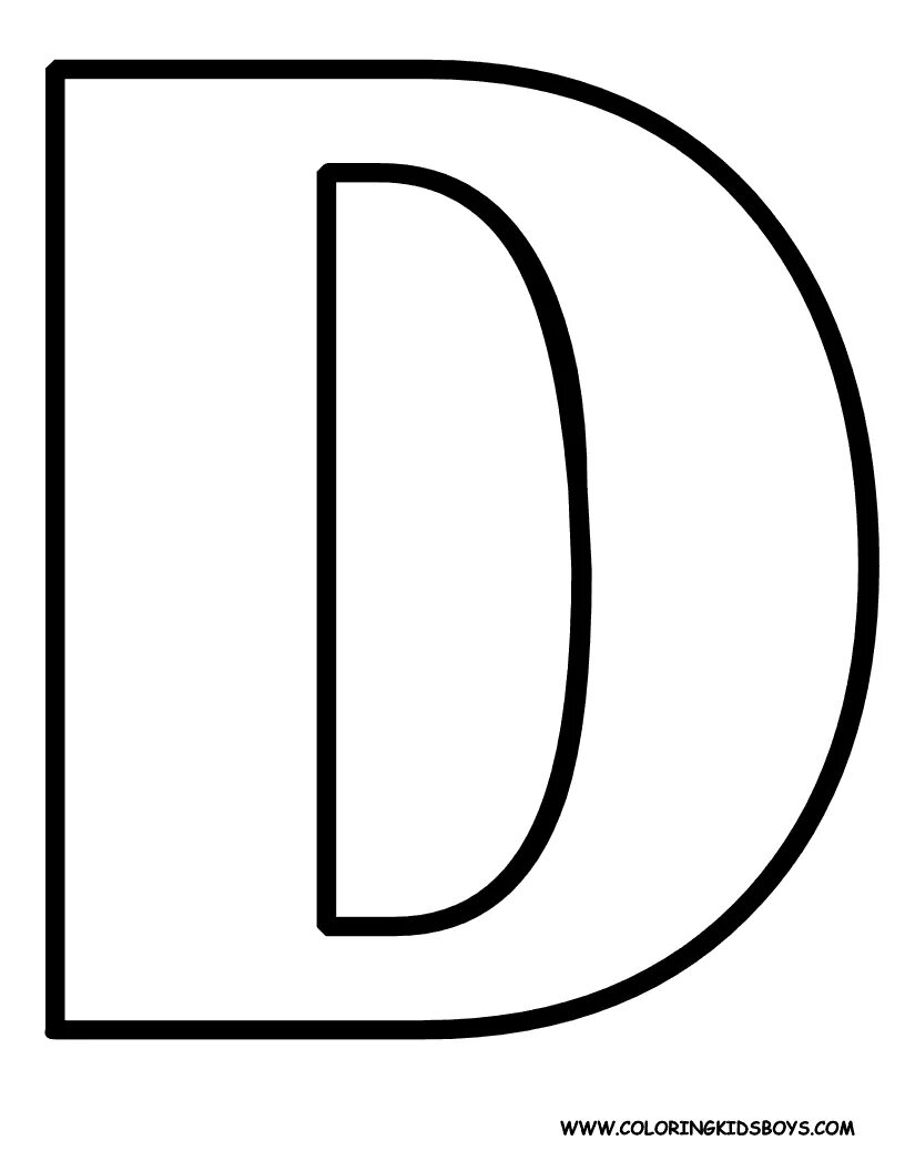Буква д а4. Буква d. трафарет буквы d. английская буква d. буква d раскраска.
