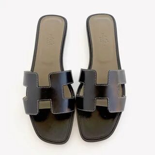 Шлепки hermes женские