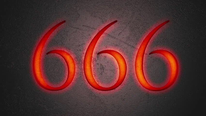 Число 3 шестерки. Цифра 666. 666 надпись. три шестерки. число дьявола.