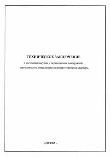 Изготовление технического заключения