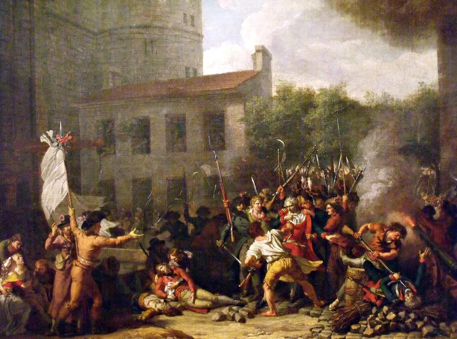 Начало революции во франции год. Французская революция 1789 штурм Бастилии. Штурм Бастилии 14 июля 1789 года. Великая французская революция Бастилия. Великая французская революция 1789-1793.