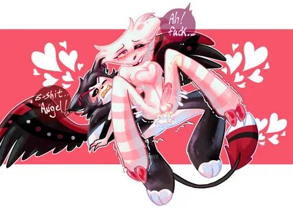 Slideshow angel dust hazbin hotel fanart.