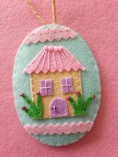 Кулич из фетра