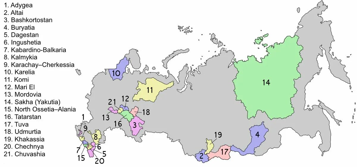 22 Республики России на карте. 22 Республики Российской Федерации их столицы. Субъекты Российской Федерации Республики 22. Национальные Республики России на карте.