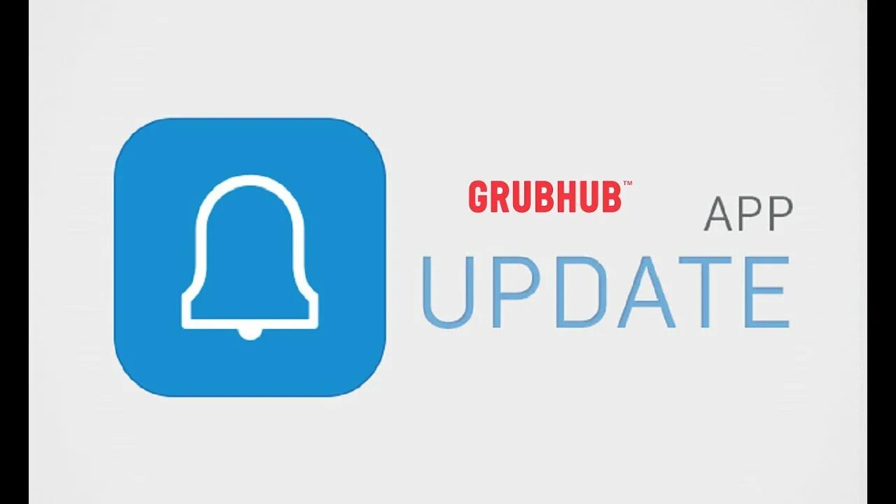 Update app. GRUBHUB mobile app. Please update your app. Refresh mobile application. Update your app