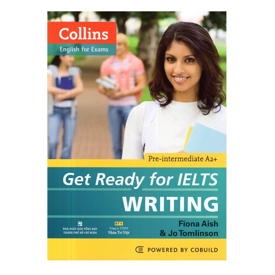 Get ready book. Get ready for ielts writing. collins writing for ielts. collins english for exams. collins books for ielts.