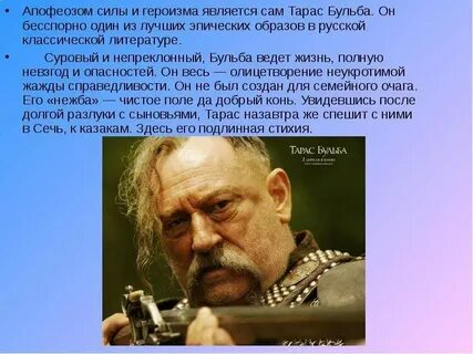Бульба краткий текст