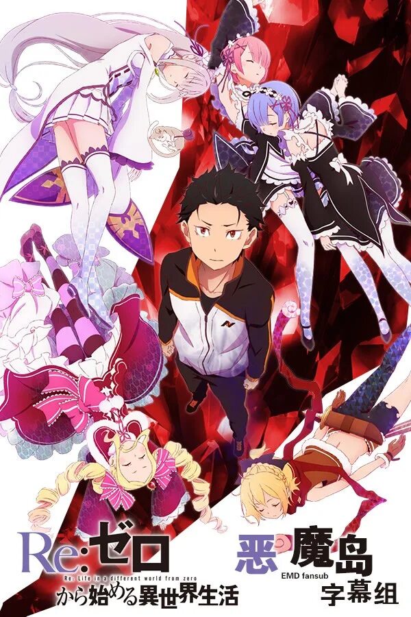 Re zero 2 жизнь. Re: жизнь в альтернативном мире с нуля (2016 – ...). с нуля жизнь в альтернативном мире обложка.