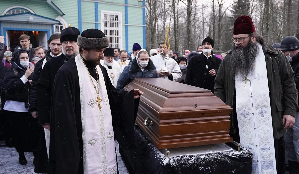 Похороны протоиерея Николая Васечко. Церковь где отпевали навального