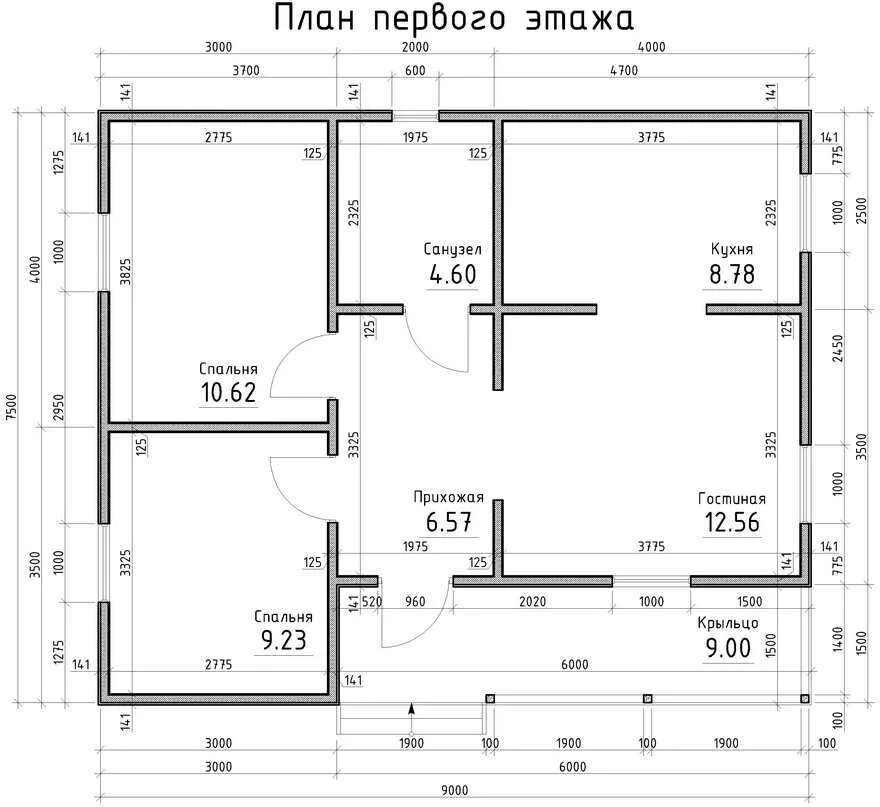 Проекты одноэтажных чертеж. Схема одноэтажного дома 6 на 12. Чертеж одноэтажного каркасного дома. Планировка одноэтажного дома чертеж. Чертеж каркасного дома 10на12.
