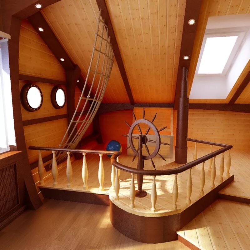 Детская палуба. Интерьер в стиле корабля. Комната в стиле каюты корабля. Корабельный стиль в интерьере. Беседка в стиле корабля.
