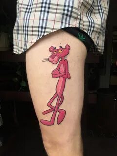 Pink panther tattoo Pantere Rosa.