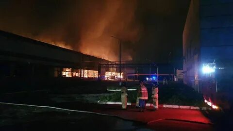 Пожар на текстильном предприятии